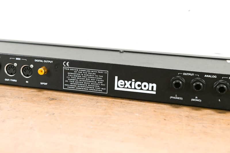 Lexicon MPX 100 Dual-Channel Effects Processor (NO POWER SUPPLY