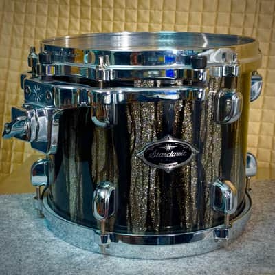 Tama Starclassic Walnut Birch 10x8 tom - Black Clouds & Silver Linings image 1