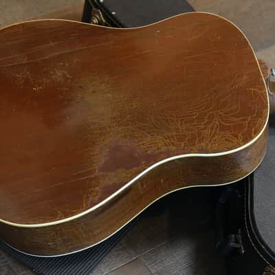 Vintage! 1940's Gibson J-50 Dreadnought Acoustic Guitar Natural + HSC image 12
