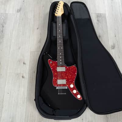 Suhr Classic JM HH Guitar, Tonepros TP6 Bridge, Indian Rosewood Fretboard, Black image 10