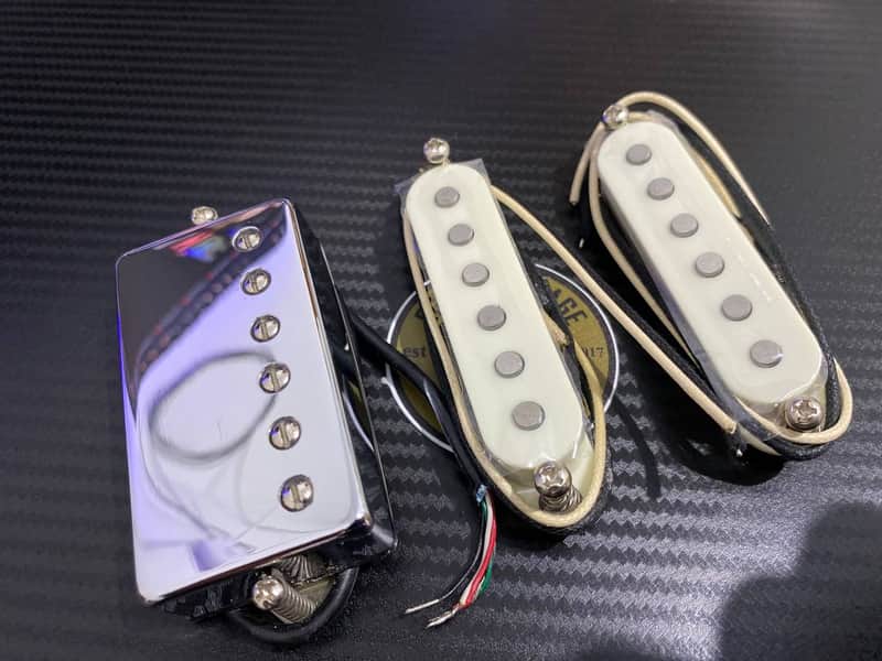 Suhr Thornbucker Nickel Finish & Suhr V60 Low Peak with Ibanez DMX9 H-S-S 9 Channels | Azes40 Switch | image 1