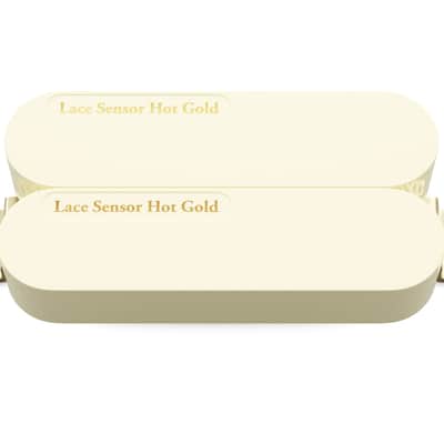 LACE Sensor Hot Gold Dually Humbucker (19.2k) - Cream image 2