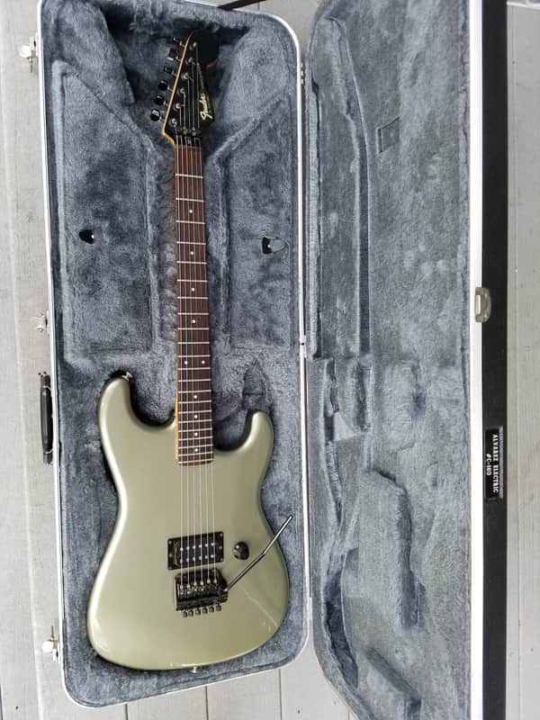 Fender Stratocaster, single humbucker model 1986 Pewter | Reverb