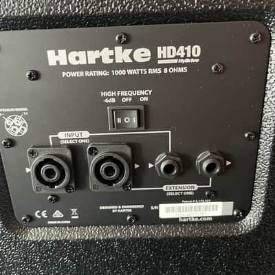 Hartke HyDrive HD410 1000-Watt 4x10" Bass Speaker Cabinet 2017 - Present - Black image 2