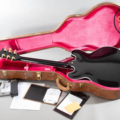 2025 Gibson Custom Shop ES-355 ’59 Reissue Black | Original Hard-Shell Case | Certificate of Authenticity image 7