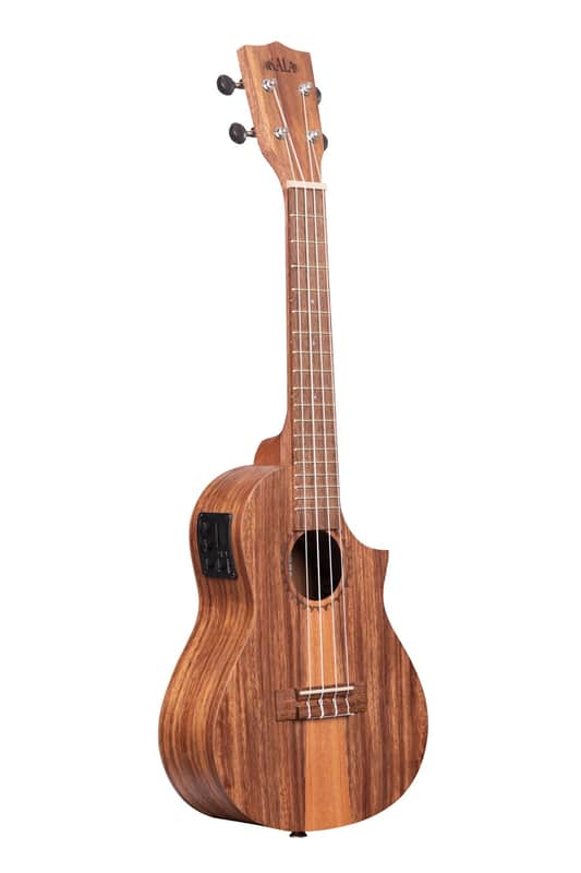 Kala Teak Tri-Top Concert Ukulele w/Cutaway & EQ image 1