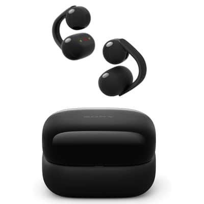 Sony LinkBuds Clip Open-Ear Truly Wireless Earbuds Black + 1 Yr Warranty Bundle image 2