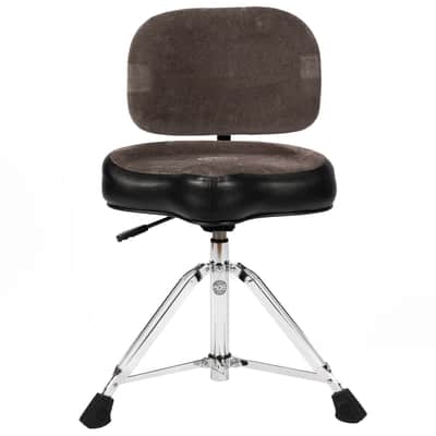 New Roc N Soc Nitro GREY Drum Throne with Backrest, Hydraulic / New In Box / Auth Dealer / Free Shipping image 2