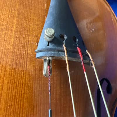 Unbranded 3/4 Antonio Stradivarius faciebat Cremona 1713 West Germany + Case 1950s-1960s image 12
