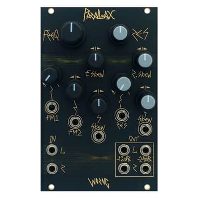 Worng Electronics Parallax Eurorack Stereo Filter Module image 1