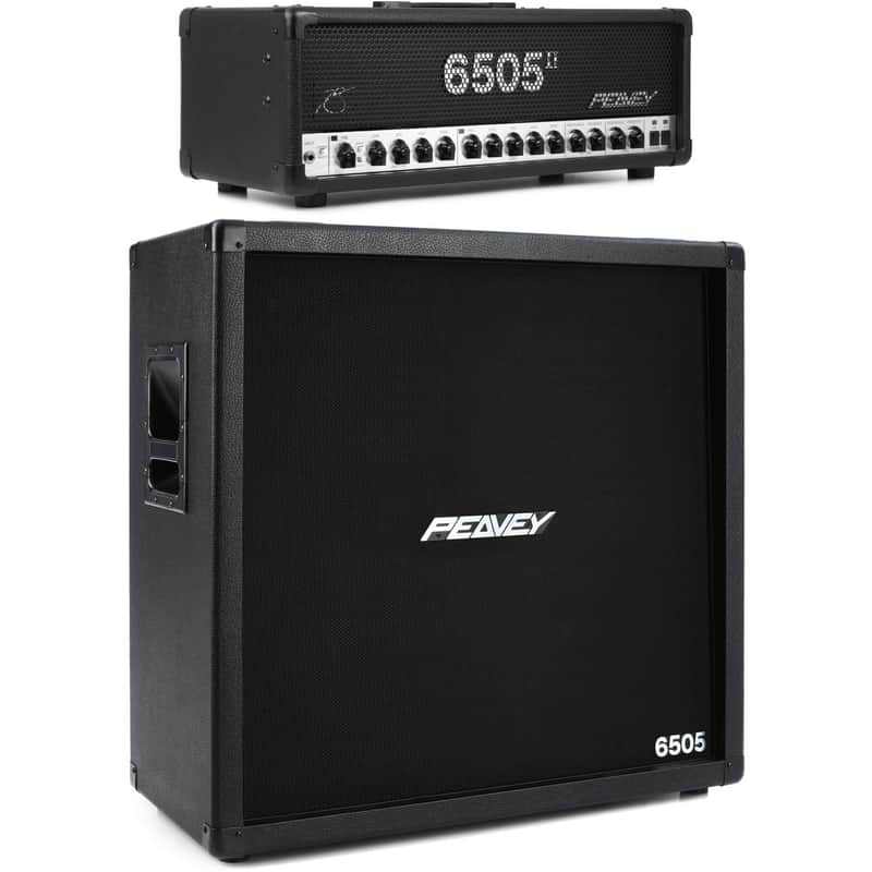 Peavey 6505 II 120W 2-channel Tube Head and 4x12 Straight Cabinet image 1