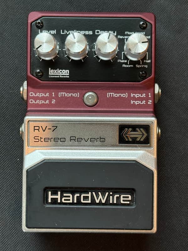 DigiTech Hardwire RV-7 Stereo Reverb