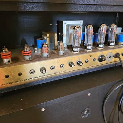 Marshall Super Lead 100 Original Jose Arredondo Modified 1970 - Black Bild 7