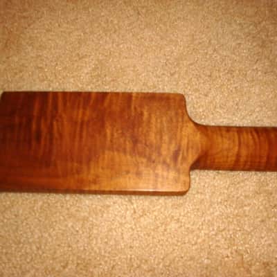 Musikraft Custom Telecaster 3A flame roasted maple neck paddle headstock image 6
