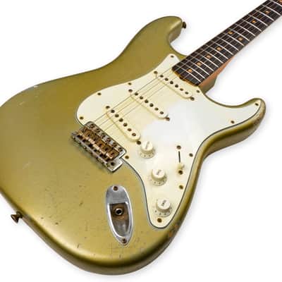 Fender Custom Shop '64 Strat Relic Apprentice Built by George Ruiz 2021 - Aged Blue Metallic image 2