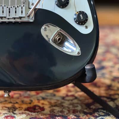 Fender American Standard Stratocaster with Rosewood Fretboard 1995 - Black W/ Custom Shop Pickguard And pickups image 5