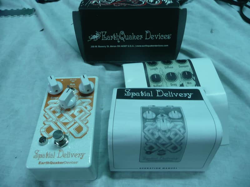 EarthQuaker Devices Spatial Delivery Sample & Hold Envelope Filter V2 2017 - Present - White Sparkle / Orange Print image 1