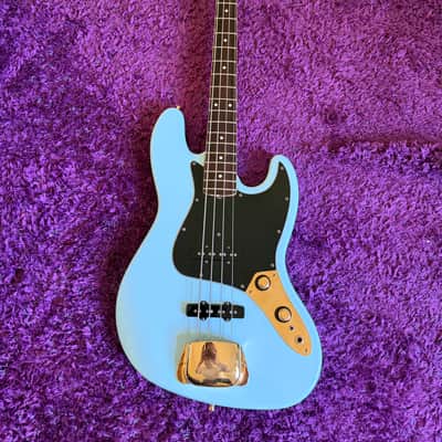 Fender  Custom shop Jazz bass 1989 - Daphne blue image 1