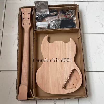 Lefty DIY Project Guitar Mahogany Body, Rosewood Fingerboard Neck image 6