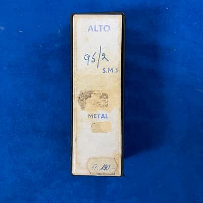 Vintage Berg Larsen Metal Alto Sax Saxophone Mouthpiece with Original Box Cap and Ligature 95/2 SMS image 14