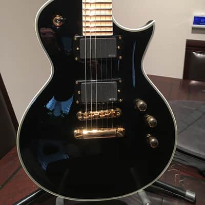 ESP LTD EC-1000 2012 Black (Maple Fretboard) image 1