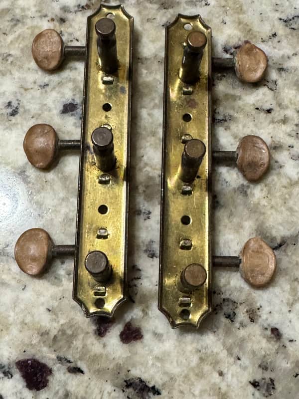 Kluson Single Line 3 on a Strip 60's - Gold image 1