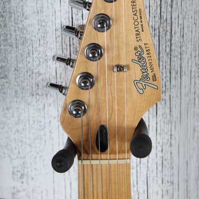 Fender 1999 Standard Strat HSS Electric Guitar Midnight Wine with Gig Bag image 11