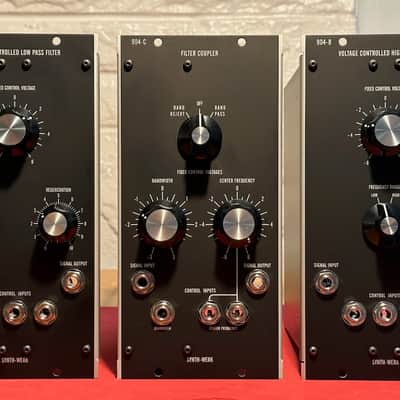SYNTH-WERK 5U Moog Modular Filter Modules Set (3)- 904-A 904-A 904-C Synth Modules image 1