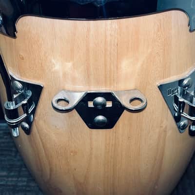 LP Aspire Congas Pair Natural w/ Double Stand image 7