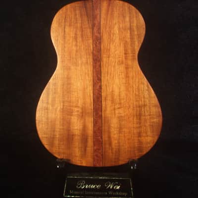 Handcrafted Concert Ukulele, Solid Hawaiian Koa, Horse Inlay, Soft-bag, Bruce Wei UG15-2937 image 4