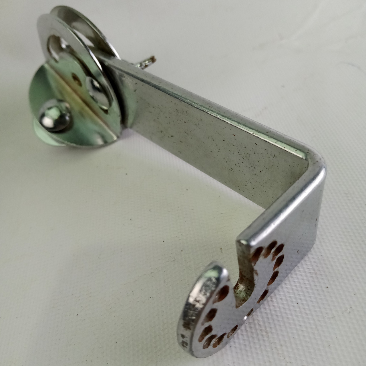 Slingerland Chrome Ratchet Tom Drum Mount 1 3/8" Vintage 40s Radio King Bracket — main photograph