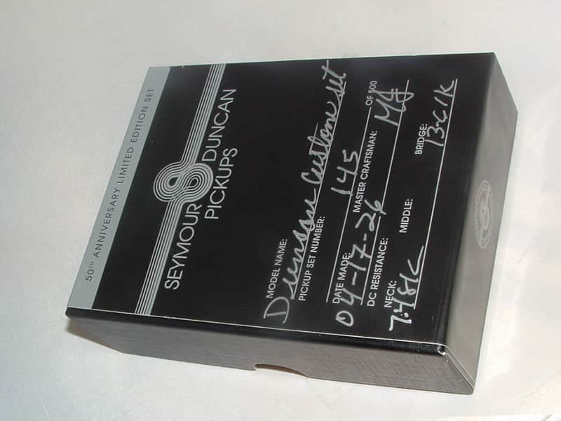 Seymour Duncan 50th Anniversary Limited Edition Duncan Custom Set (Zebra) Set #145 image 1