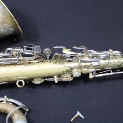 A Buescher Aristocrat Alto Saxophone with no case being sold in as-is condition   #   1 S image 6