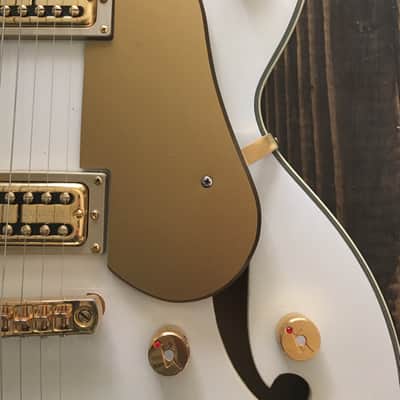 Washburn Washington J9 1997 Cream White Gretsch Style image 8