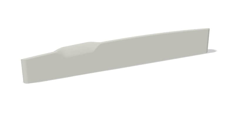 16 Inch Radius Bone Saddle – Fits Some Post-2000 Gibson® Guitars - 11 mm Height image 1
