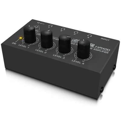 Behringer HA-400 Ultra Compact 4-Channel Stereo Headphone Amplifier image 4