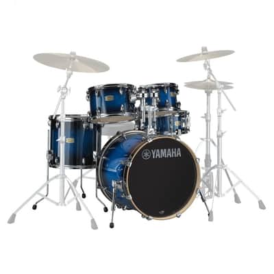 Yamaha Stage Custom Drum Kit, Deep Blue Sunburst SHELL PACK image 2
