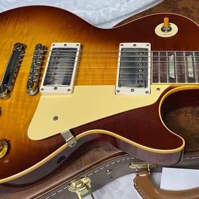 NEW ! Gibson Custom Shop 1959 Les Paul - Iced Tea - Authorized Dealer - Quilt / Flame Top - VOS - 8.5 lbs - G07605 image 4