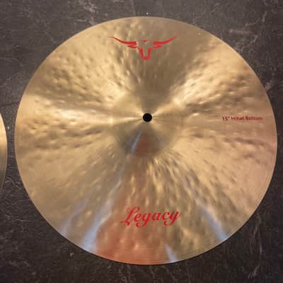 WILD BULL Legacy Series Hand Forged & Hammered 15" hi hat set image 3