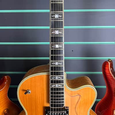 Hofner Committee Gloss Natural 1960 Modified Hollow Body Electric Guitar image 6