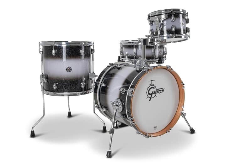 Gretsch Catalina Club Limited Edition Black Silver Duco Sparkle Lacquer 16" image 1