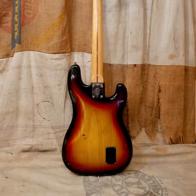 Fender Precision Bass Lefty Version 1975 - Sunburst image 7