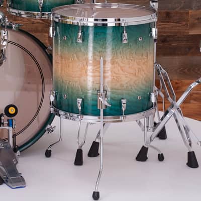 YAMAHA PHOENIX PHX 5 PIECE DRUM KIT, TEXTURED TURQUOISE SUNBURST image 18