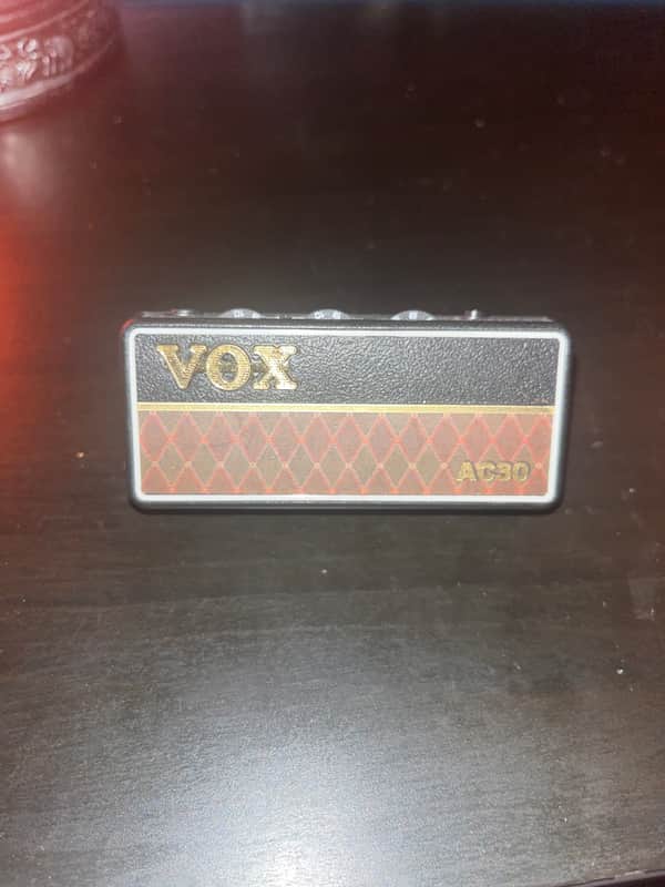 Vox amPlug 2 AC30 Battery-Powered Guitar Headphone Amplifier 2015 - 2019 - Black / Brown Diamond image 1