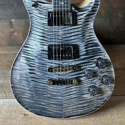 PRS Wood Library McCarty 594 Flamed Maple 10 Top, Swamp Ash Back, Stained Flamed Maple Neck, Bound Ebony FB - Satin Charcoal 418878 image 5