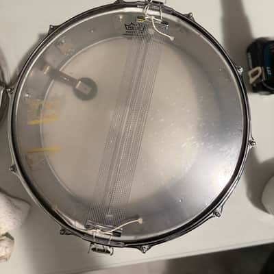 Slingerland Super Sound King Snare Drum - Dual Super Snare Strainer 1960s - Chrome over brass image 13