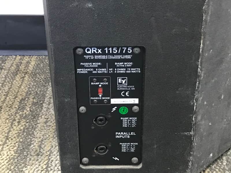 Electro-Voice (EV) QRx 115/75 Passive Loudspeaker | Reverb