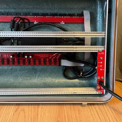 14U 100HP Eurorack Travel Case w/ 5-Amp Power, Halliburton style image 4