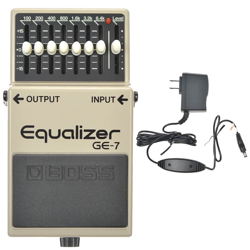 Boss GE-7 Equalizer Bundle w/ Boss PSA-120S2 Power Supply image 1