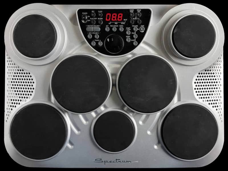 2010 Spectrum AIL-602 DD-305 Portable Digital Drum Machine Tabletop Drums Set USB MIDI Controller Drum Practice Pads image 1